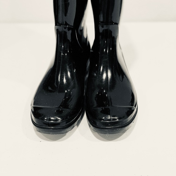 COACH Black Mid-Calf Waterproof Boots - Picture 2 of 16